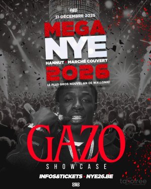 Affiche recto de l'événement : Gazo x New Year 2026