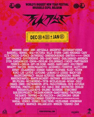 Affiche recto de l'événement : FCKNYE Festival