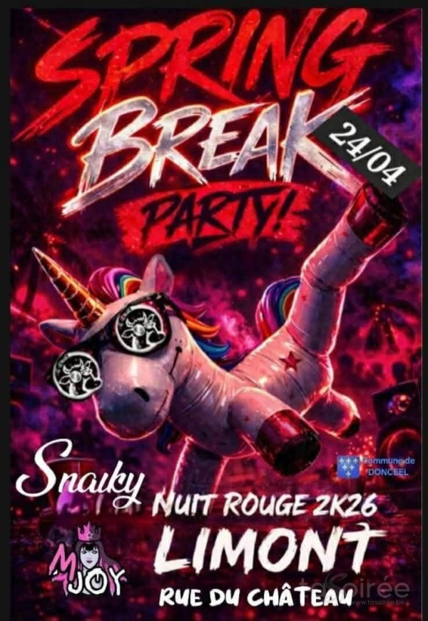 La nuit rouge - Spring break party