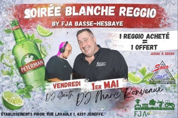 Soirée Blanche Reggio by FJA Basse-Hesbaye