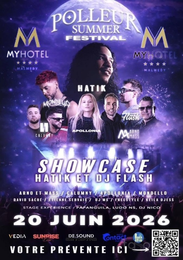 Polleur Summer Festival 2026 - Showcase Hatik & Flash