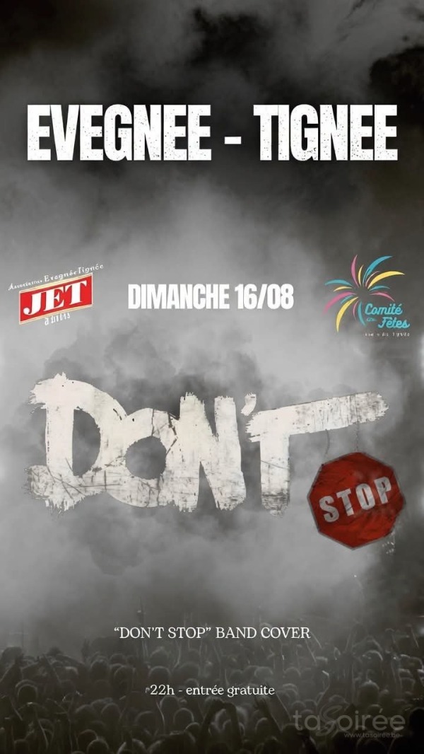 Soirée concert avec le groupe DON'T STOP
